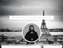 Tablet Screenshot of nadjasayej.com